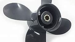 4 Blade 9 1/4x10 Aluminum Propeller for Honda/Yamana Outboard Boat Motor Engine BF8/9.9/15/20HP RH Prop 58130-ZV4-010AH 9.25x10 RH Prop 8 Tooth