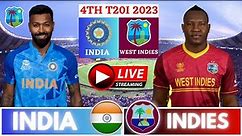 India vs West Indies 4th T20 Live | IND vs WI 4th T20 Live Scores & Commentary #livescore #trending