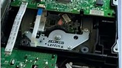 The inside of a DVD player !