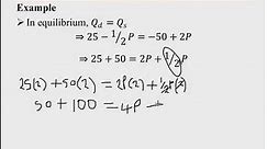 Demand and Supply Part 3 - Market Equilibrium