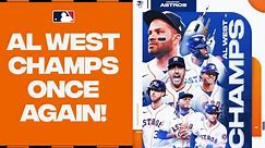Defending their title! The Astros CLINCH AL West and head BACK to the postseason! (2023 highlights)