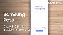 You are the password with the Samsung Pass app | Samsung US