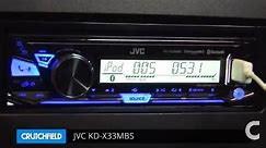 JVC KD-X33MBS Display and Controls Demo | Crutchfield Video