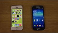 Samsung Galaxy S4 Mini vs. iPhone 5S iOS 7.1 Final - Browser Speed Comparison