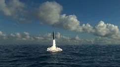 水中ミサイル発射