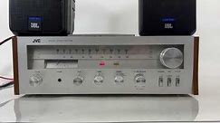 Vintage JVC JR-S61W Stereo Receiver Wood Panel Sides - For Parts