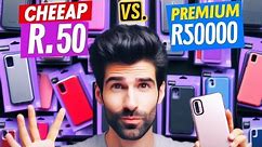"Budget vs Premium: The Surprising Truth About Rs50 vs Rs5000 Smartphone Cases!"
