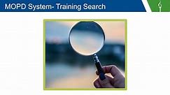 3. MO PD Training Search