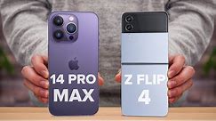 iPhone 14 Pro Max vs Samsung Galaxy Z Flip 4 - Full Comparison