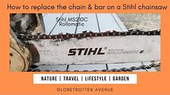 Replacing the Chain and Guide Bar on a Stihl Chainsaw + Testing the new chain