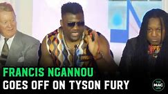 Francis Ngannou and Tyson Fury argue: “Without boxing rules, you are NOTHING in front of me”