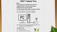 NDS Adapter Plus - Nintendo DS and 3DS Game Saver Backup for Windows PCs