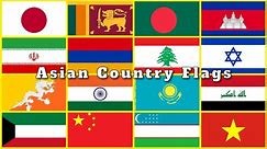 Asia - Countries and Flags for Babies Kids,Toddlers and Preschool@SaplingKiddie