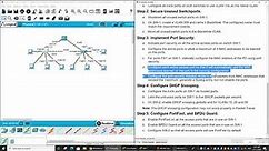 11.6.1 Packet Tracer - Switch Security Configuration