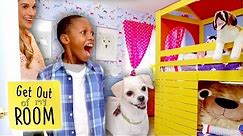 Puppy Lover Gets DREAM BEDROOM Makeover! | Get Out Of My Room | Universal Kids
