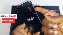All Blu Smartphones Hard Reset/Factory Reset | How To Factory Format Blu Phones
