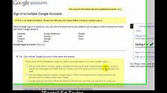 How To Login To Multiple Gmail Accounts