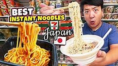 BEST Japanese INSTANT NOODLES! 24 Hours Eating ONLY 7 Eleven Food in Tokyo Japan!