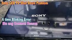 Sony LED TV Shut Down Problem Ano ang Sira