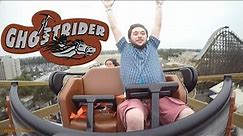 GhostRider Roller Coaster NEW Riders Cam On-ride (4K POV) Knotts Berry Farm