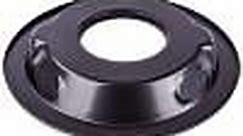 JEGS 500110: 14 in. Air Cleaner Dropped Base 5 1/8 in. Centered Opening [Black Powder-Coated] - JEGS