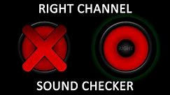 (▶️ONLY RIGHT CHANNEL▶️) 1 MINUTE - 🎶Audio Stereo Test for Speakers / Headphones🎶