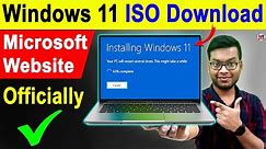Windows 11 ISO File - Microsoft Website | How to Install Windows 11 | Windows 11 ISO