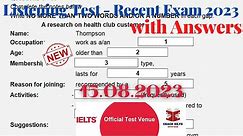 IELTS Listening Practice Test 2023 with Answers | 15.08.2023