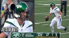 Aaron Rodgers 'FULL' New York Jets DEBUT 🔥 NASTY TD THROW 😱