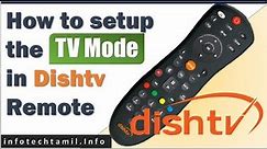 How to pair the dishtv remote with your TV remote