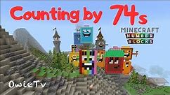 Counting by 74s Song Numberblocks Minecraft | Skip Counting Songs | Math Songs for Kids