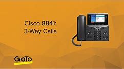 Cisco 8841: 3-Way Calls