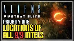 Aliens Fireteam Elite All Intel Locations Priority One