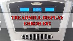 Repair Treadmill Error Code E02 | Control Board Faulty