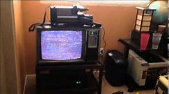 footage from my 4 vintage VHS camcorders! Using vintage Zenith TV