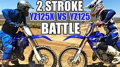 Yamaha YZ125X vs Yamaha YZ125 - 2 stroke MX battle