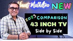 Best 43 Inch 4K TV 2023 | Side by Side Comparison | Best TV 2023