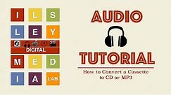 How to Convert a Cassette to CD or .MP3