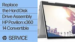 Replace the Hard Disk Drive Assembly | HP Pavilion x360 14 Convertible | HP Support