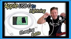 Apple USB-C to Lightning Charging Cable Review with Charging Speed Test