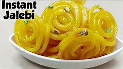 Instant Homemade Jalebi Recipe | कुरकुरी जलेबी रेसिपी| No Yeast Jalebi| Indian Sweet Instant Jalebi|