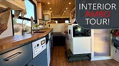 Interior Tour of Our 4x4 Ambo: One of a Kind Layout! (EP3)