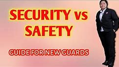 whats the difference between #security and #safety?