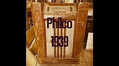 Repair and restoration of a vintage 1939 Philco console Radio (part 1)