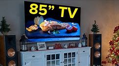 How to Install an 85" Hisense U7H TV the EASY WAY!