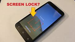 Alcatel phone how to reset forgot screen lock
