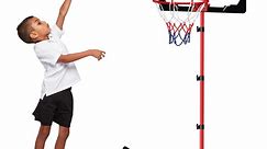 Ayieyill Basketball Hoop for Kids, Basketball Hoop Indoor Adjustable Height 4-6.6 FT - Toddler Basketball Hoop - Basketball Goals Indoor Outdoor Play