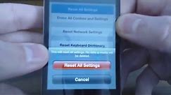 How To Reset iPhone To Factory Original Settings