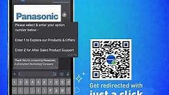 Connect with Panasonic on WhatsApp for hassle-free service