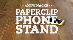 Transform a Single Paperclip Into a Phone Stand
